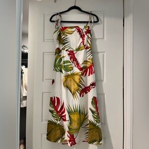 House of Harlow 1960 Tropical Print Midi Dress